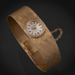 Festina Incabloc, Reloj de dama vintage en oro amarillo de 18 kt