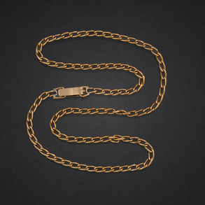 Cadena de eslabones en oro amarillo de 18 kt.
