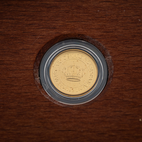 Moneda conmemorativa, Fernando VI de 5000 pesetas AU, del año 1991.