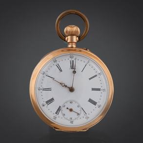 Reloj Lépine en oro amarillo de 18 kt